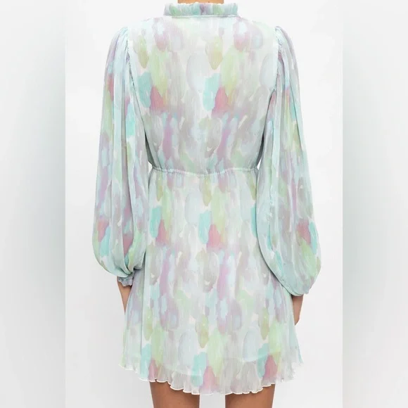 Ganni Micro Pleat Dress - Picture 3 of 8